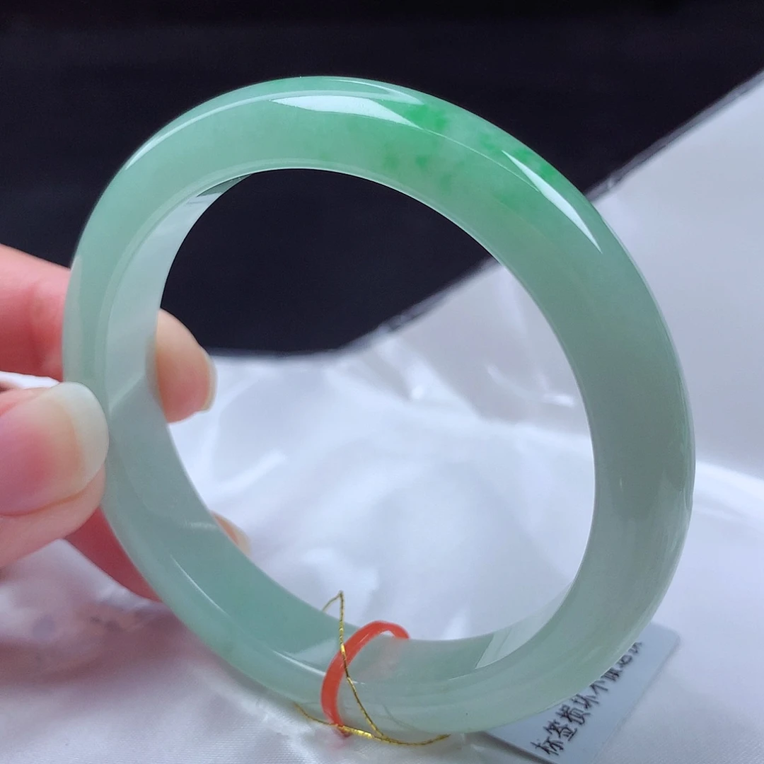 翡翠未镶嵌手镯56圈m114150