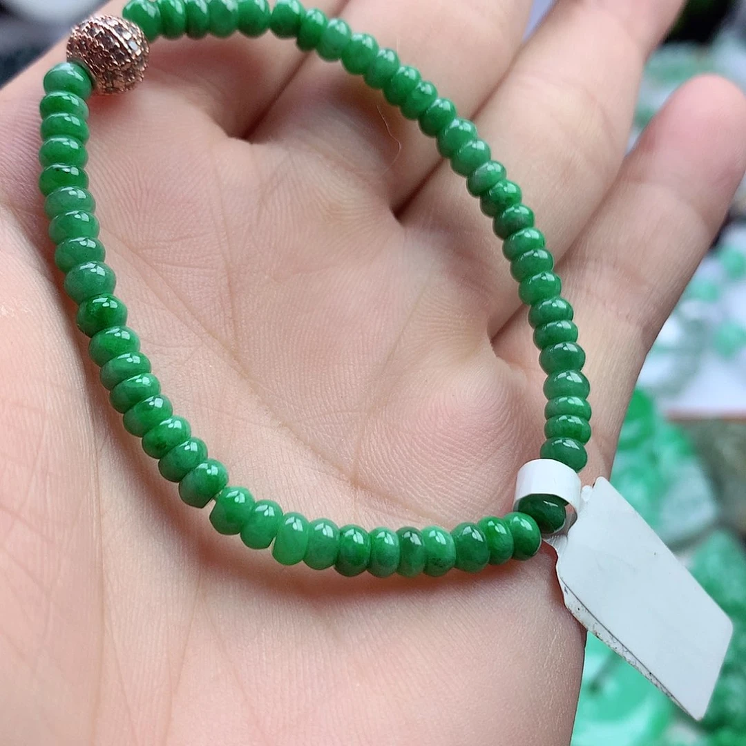 未镶嵌手链翡翠手串
