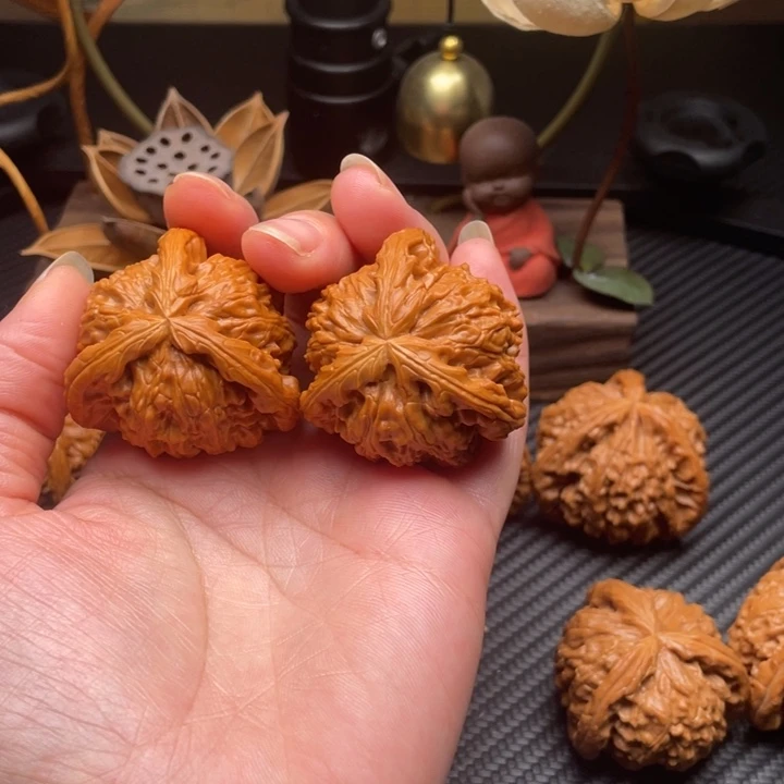 吊坠文玩核桃你***港白狮子41尺