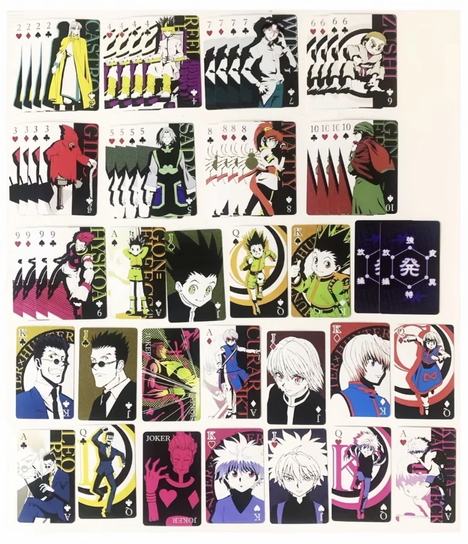 全职猎人天空竞技场扑克背抽一张 （大小王为last和most赏）