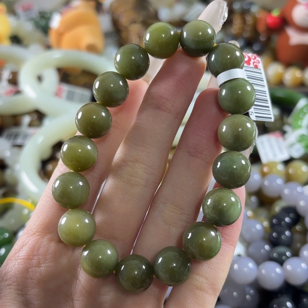 和田玉未镶嵌手链298