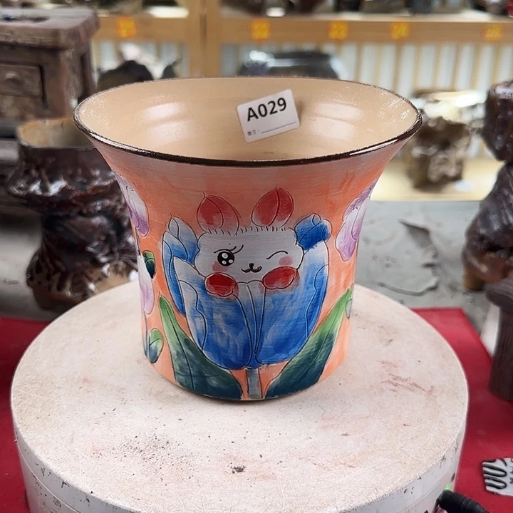 紫砂花瓶景德镇陶瓷029