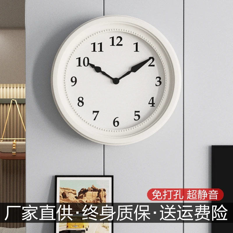 【国庆特价】艺术钟表大气静音家用时尚钟挂墙2025挂墙钟表2025新款