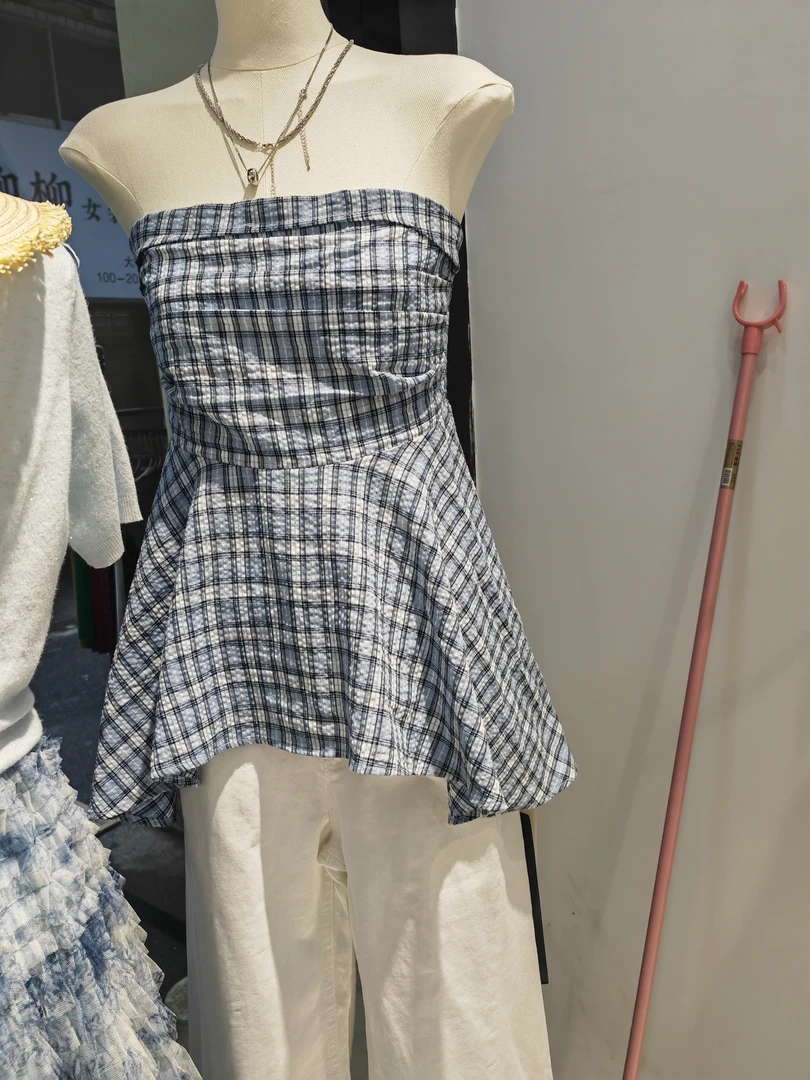 修身型0.0g休闲风INS风丹宁风背心