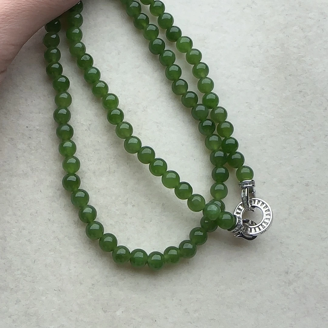 和田玉未镶嵌颈饰112