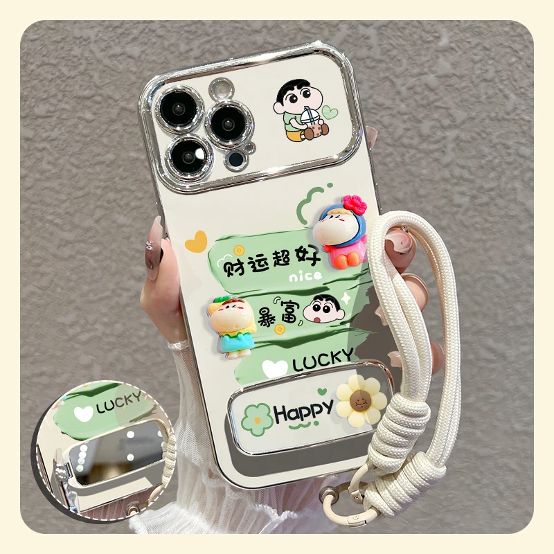 【苹果/华为/vivo/oppo/小米】适用卡通可爱大视窗手机壳硅胶防摔女