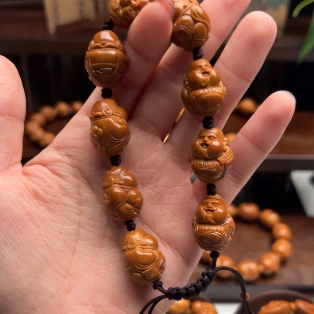 橄榄核手串/手链嘟嘟财神1.6