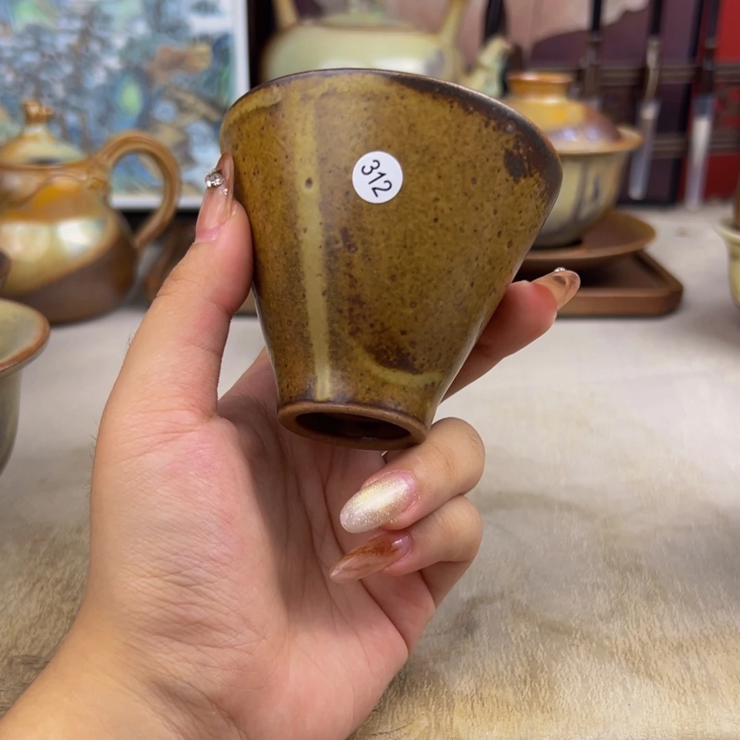 杯纯手工柴烧主人杯