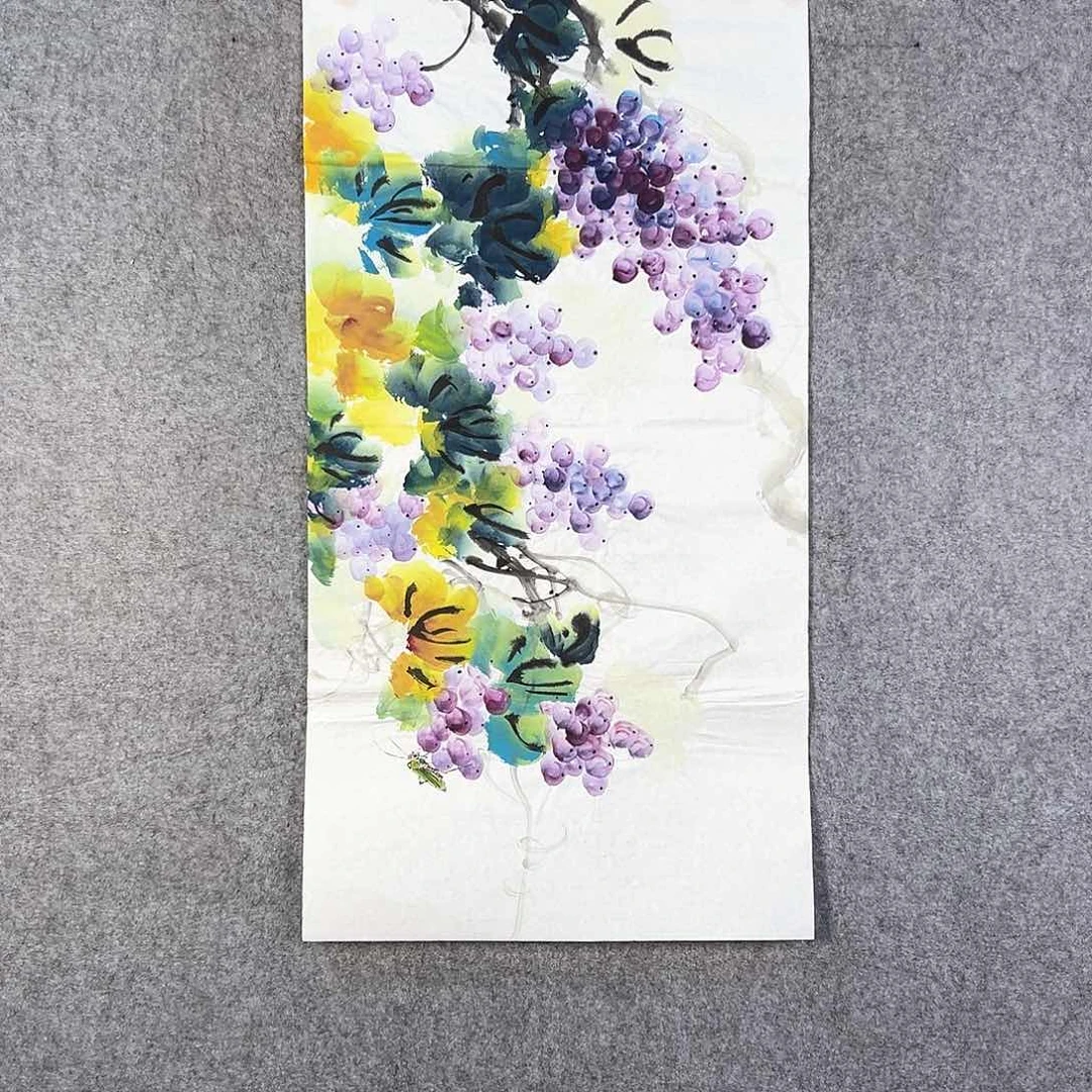 国画338 牡丹等植物生长于这里并