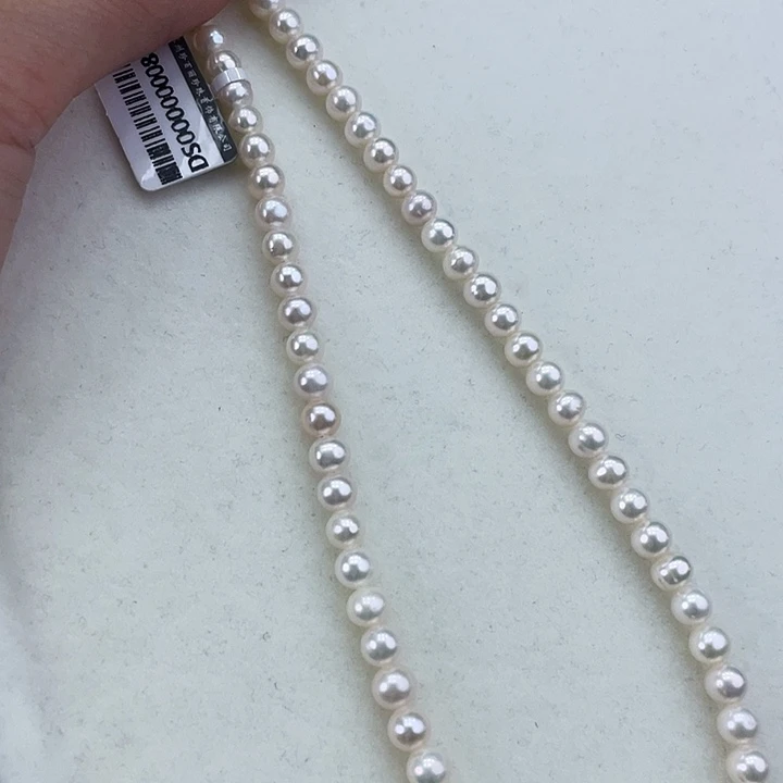 淡水珍珠颈饰银S925镶嵌➕5.6极光