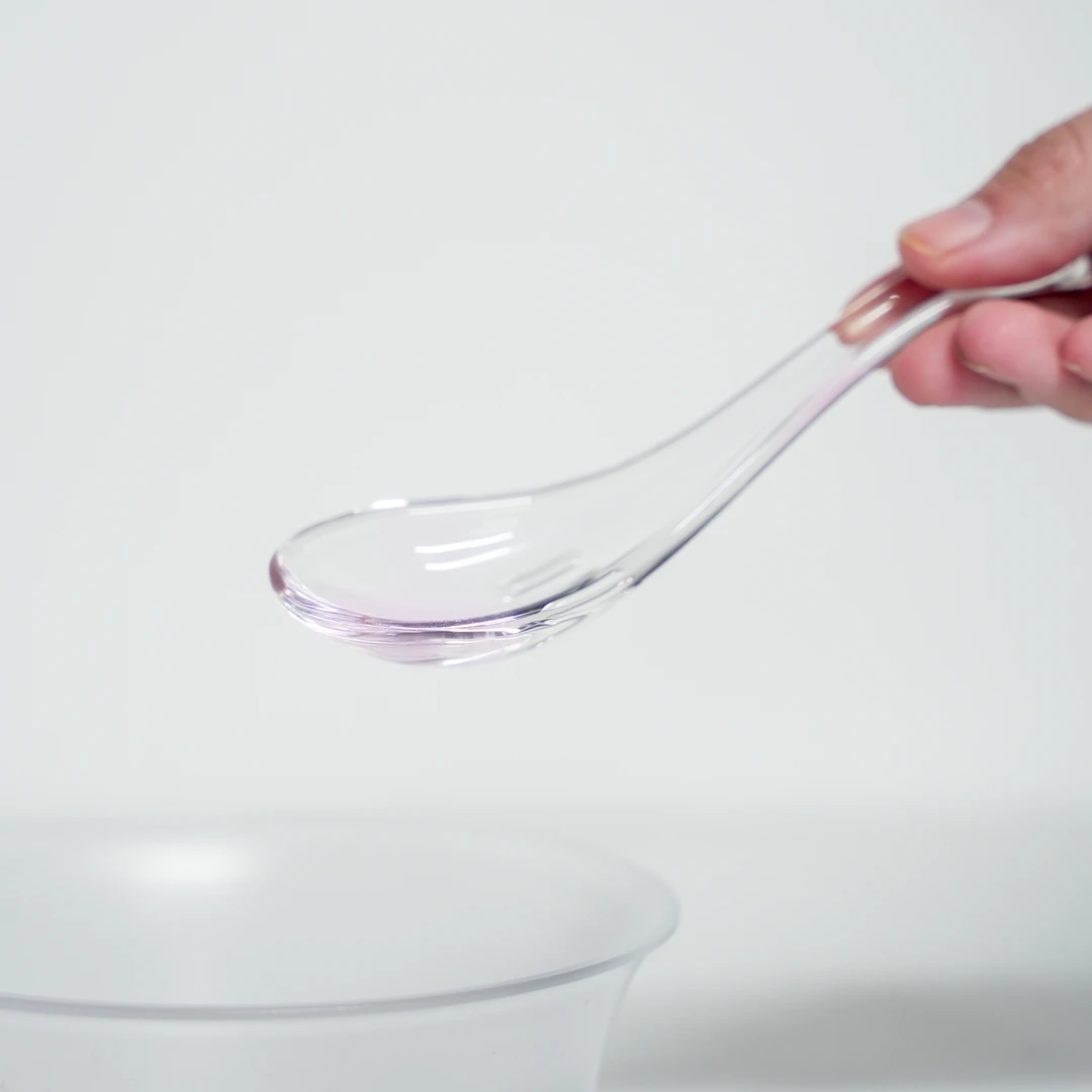 水晶手工勺子飘粉家用冷泡勺