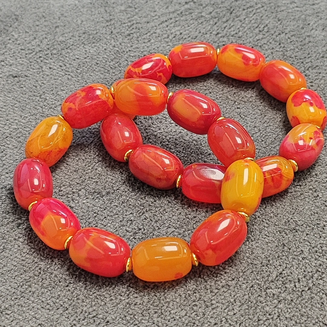 牛黄玉手串124(多样性发)(拍一发一)