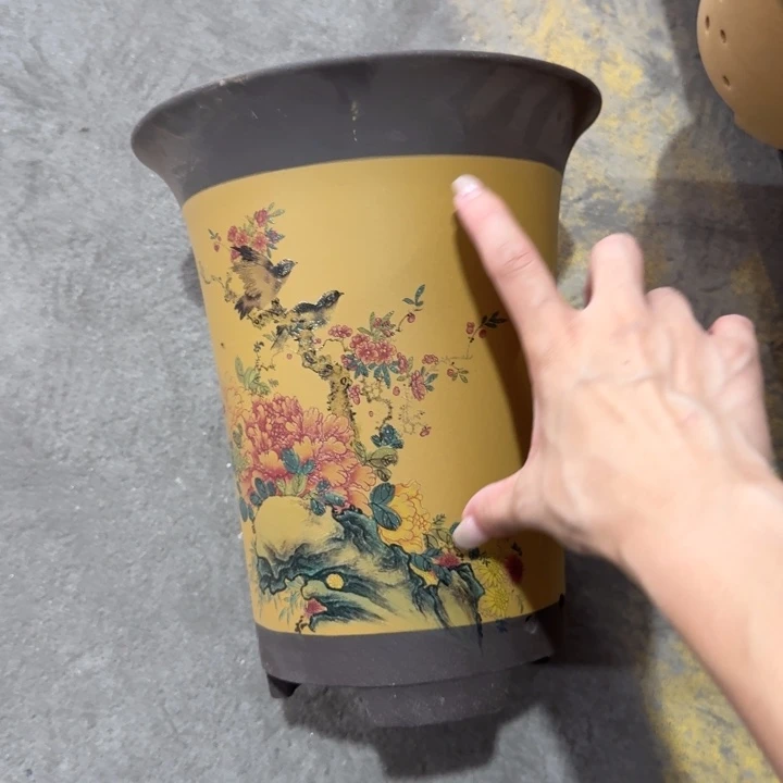紫砂紫砂花盆破损补发高度25口径21单只