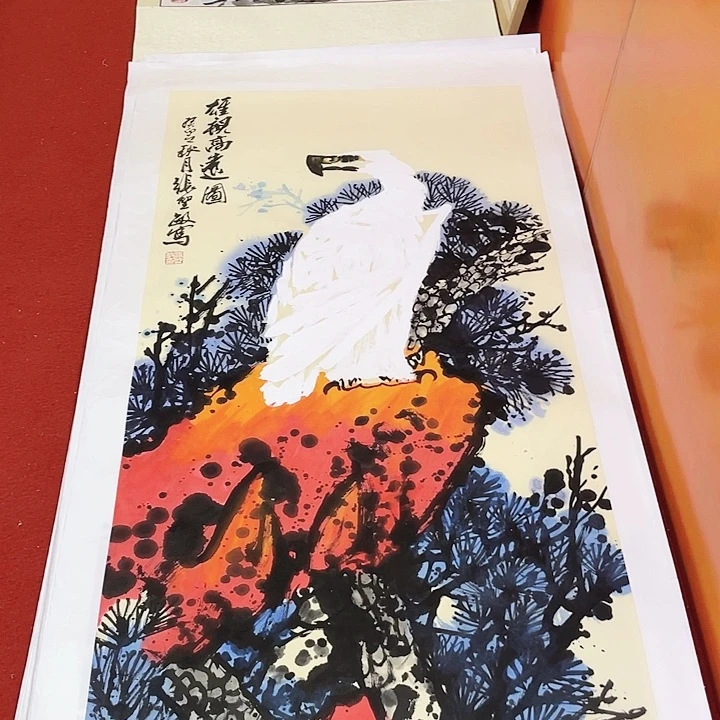 国画张圣敏先生纯手绘作品