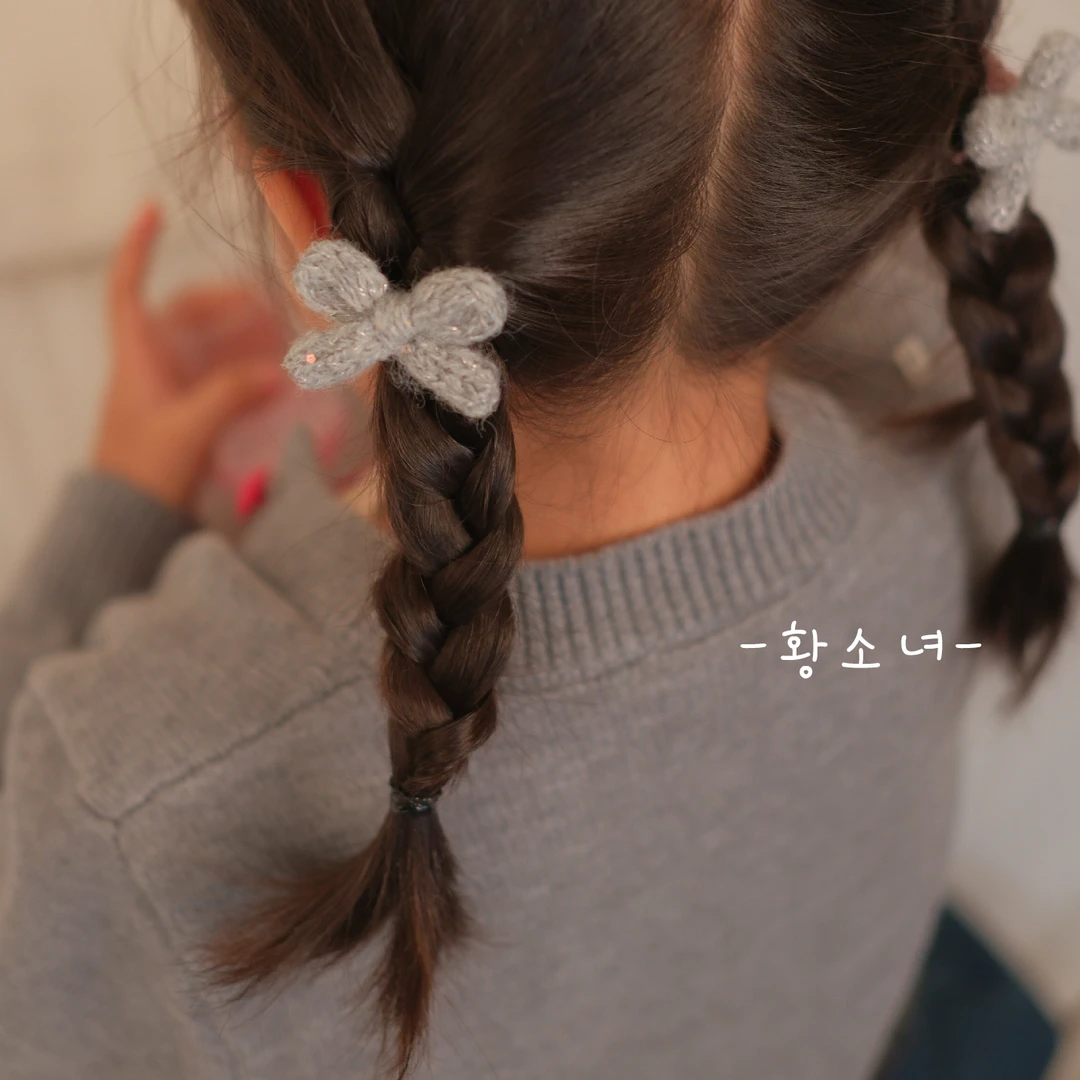 新年红色儿童发饰女童可爱蝴蝶结发绳宝宝扎马尾皮筋可爱百搭头绳