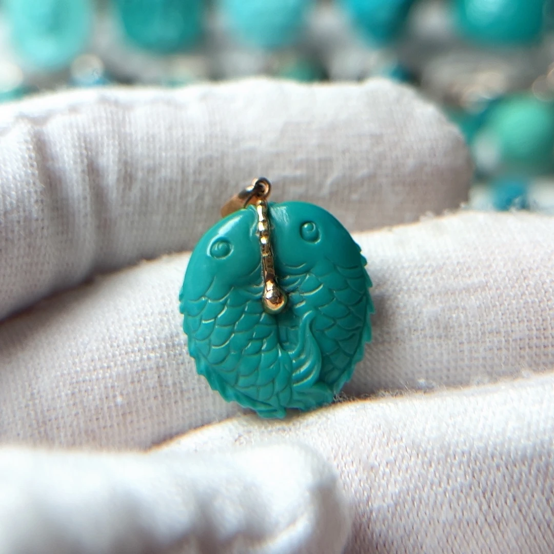 绿松石未镶嵌配饰