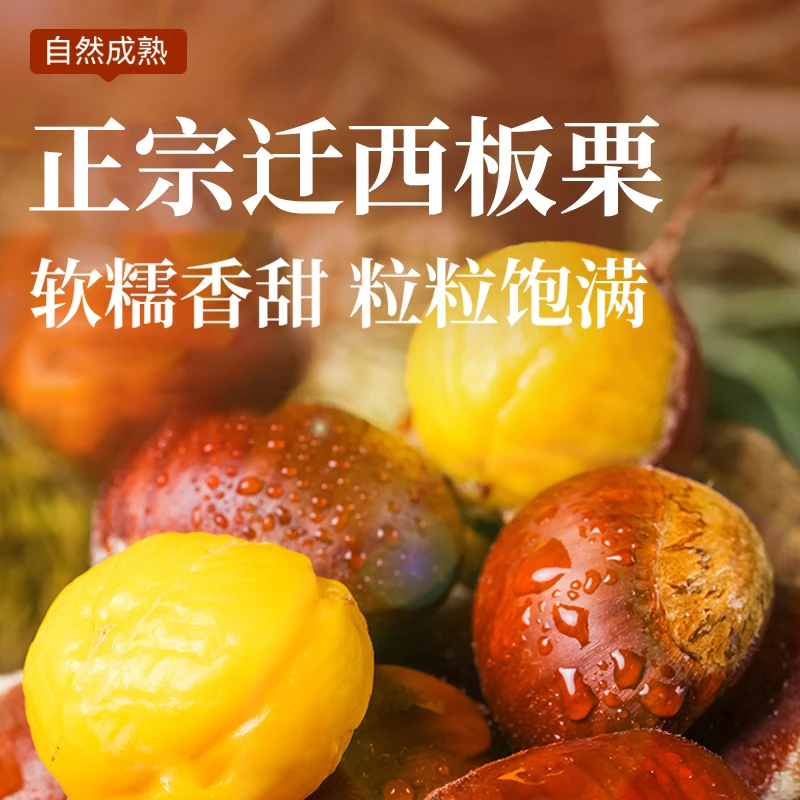 【易剥皮】正宗迁西3113板栗新鲜甜糯栗子老树油栗栗子产地直发