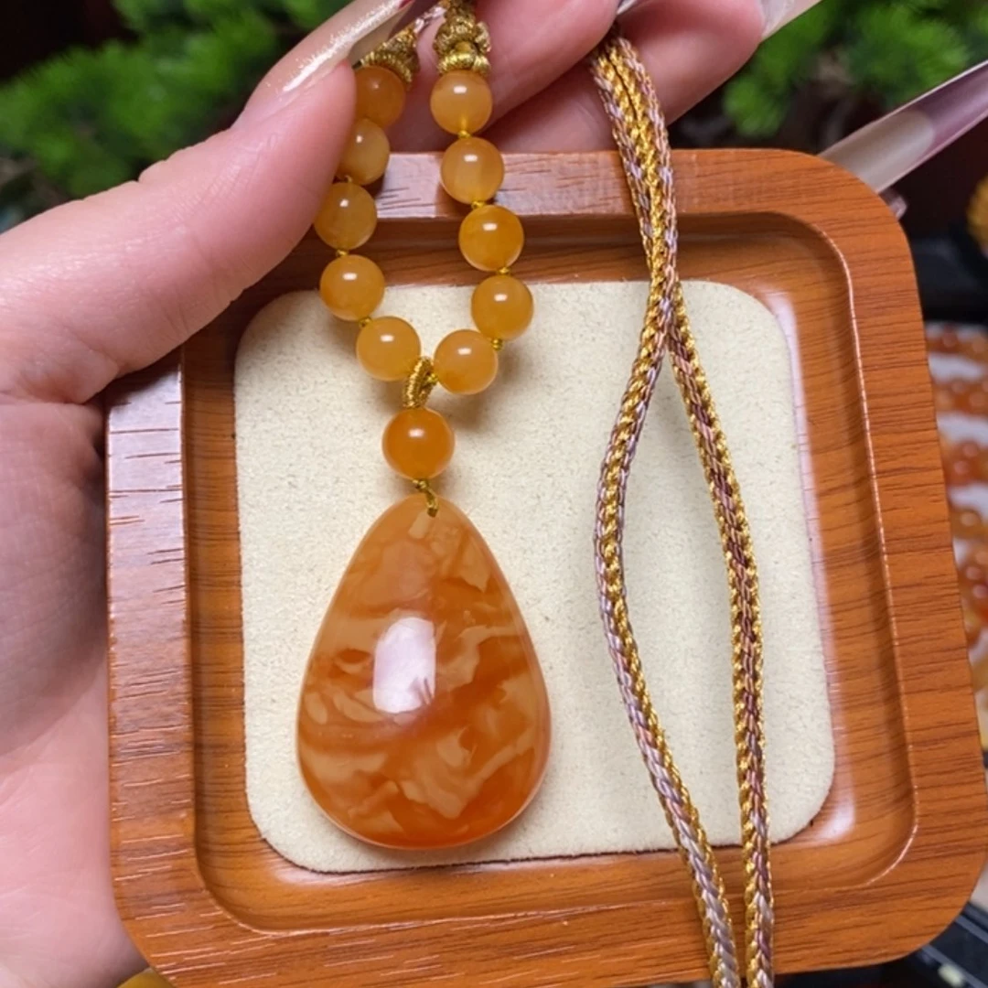 【闪购商品】蜜蜡颈饰未镶嵌项链