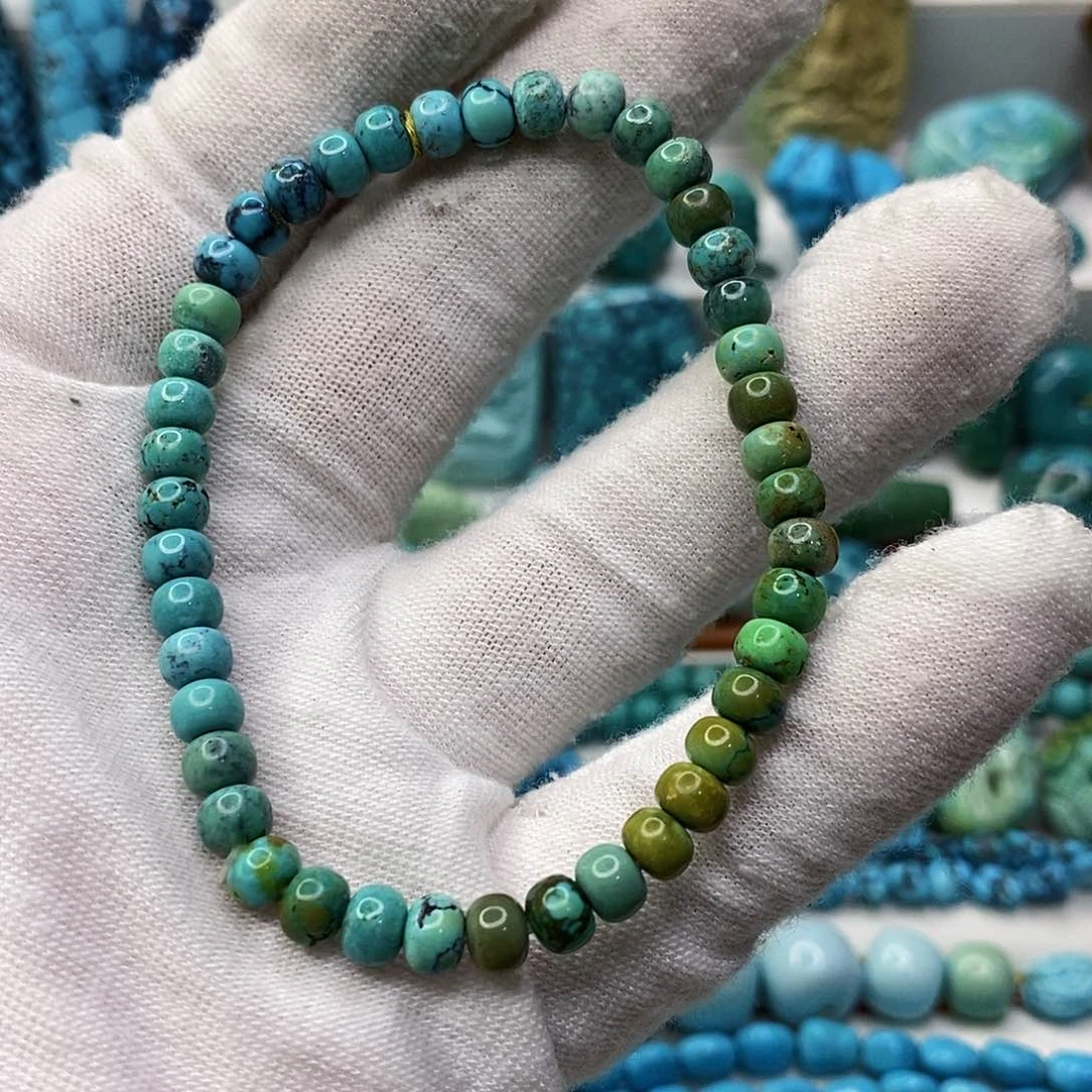 绿松石未镶嵌天然原矿 地大质检 抖音基地 顺丰发货