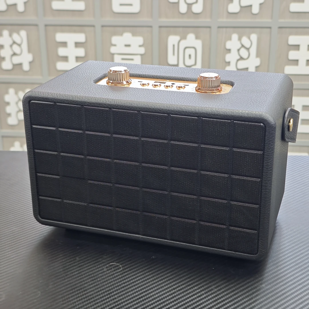 复古蓝牙音响500家用桌面小型低音炮高音质大音量便携式无线音箱