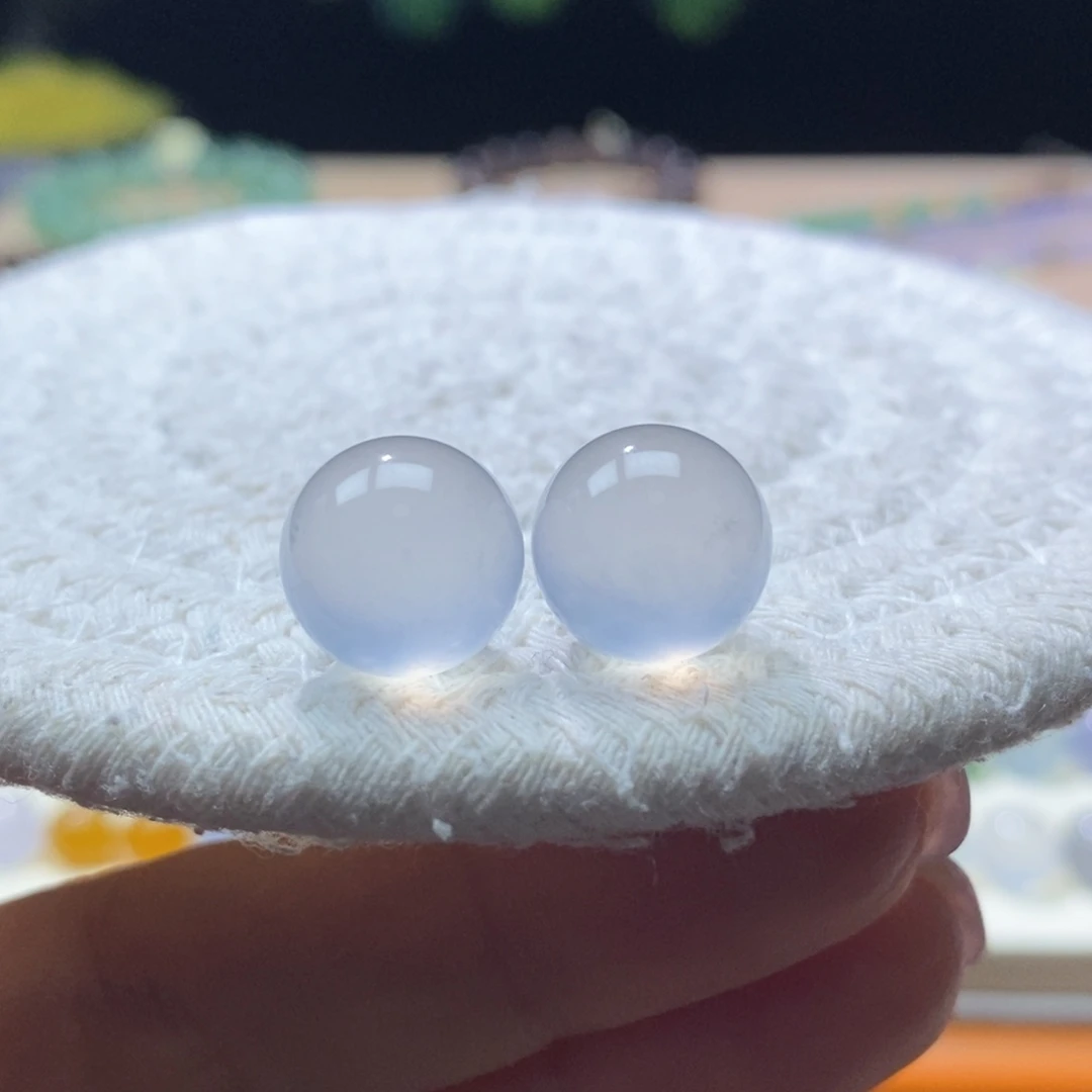 翡翠未镶嵌颈饰茅台白卡12.5mm多样性发其一