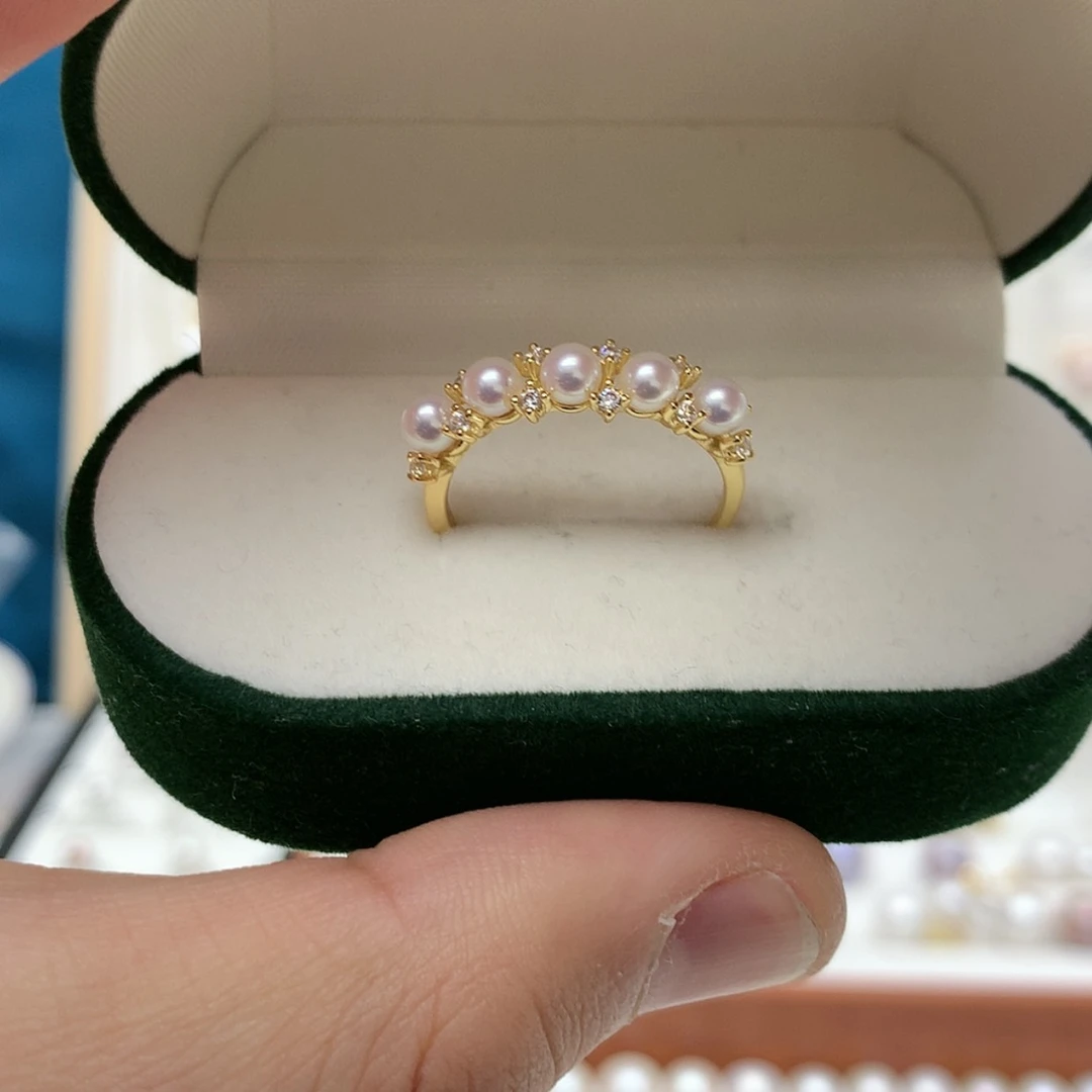 【闪购商品】淡水珍珠戒指银S925镶嵌