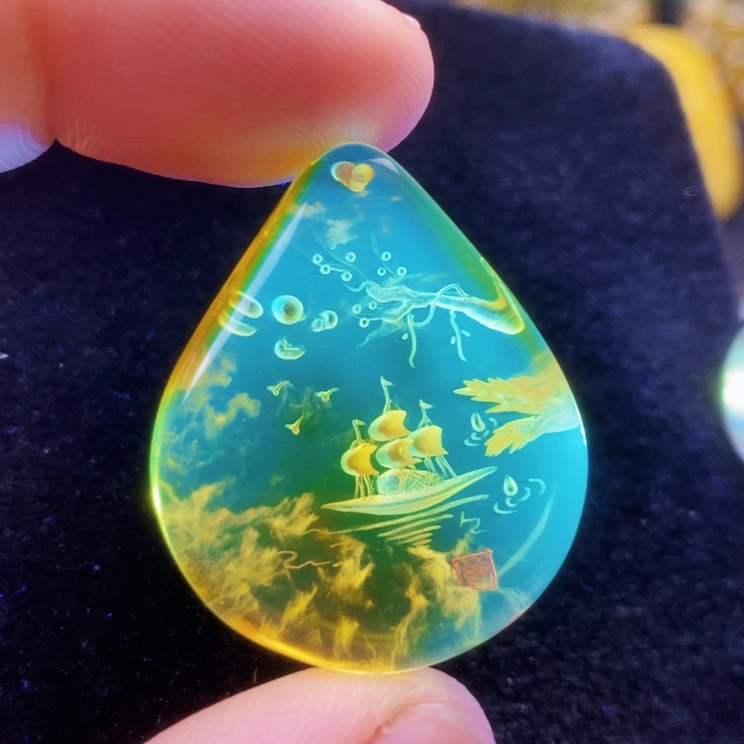 【闪购商品】未镶嵌吊坠(不含链)金珀