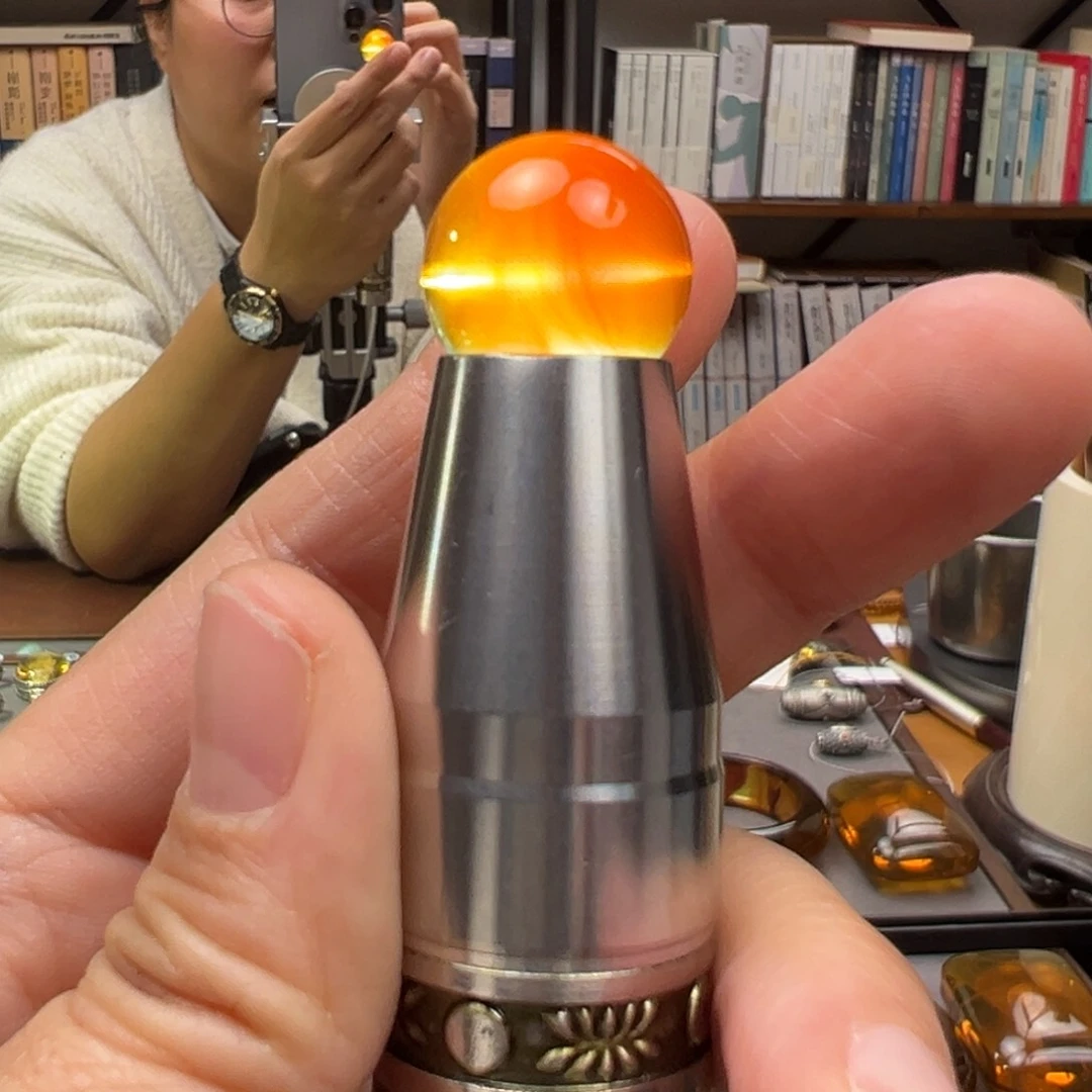 琥珀颈饰未镶嵌17珠3