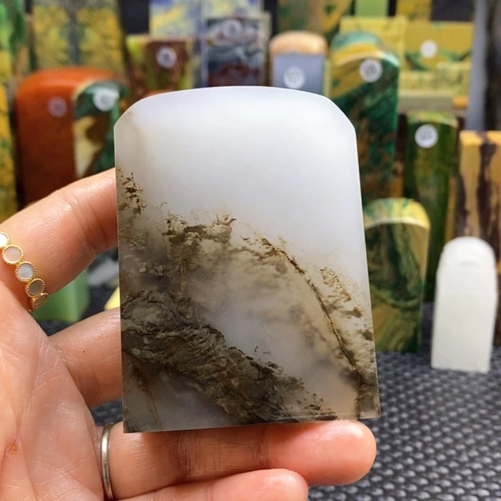 四川石随*青田石印章石