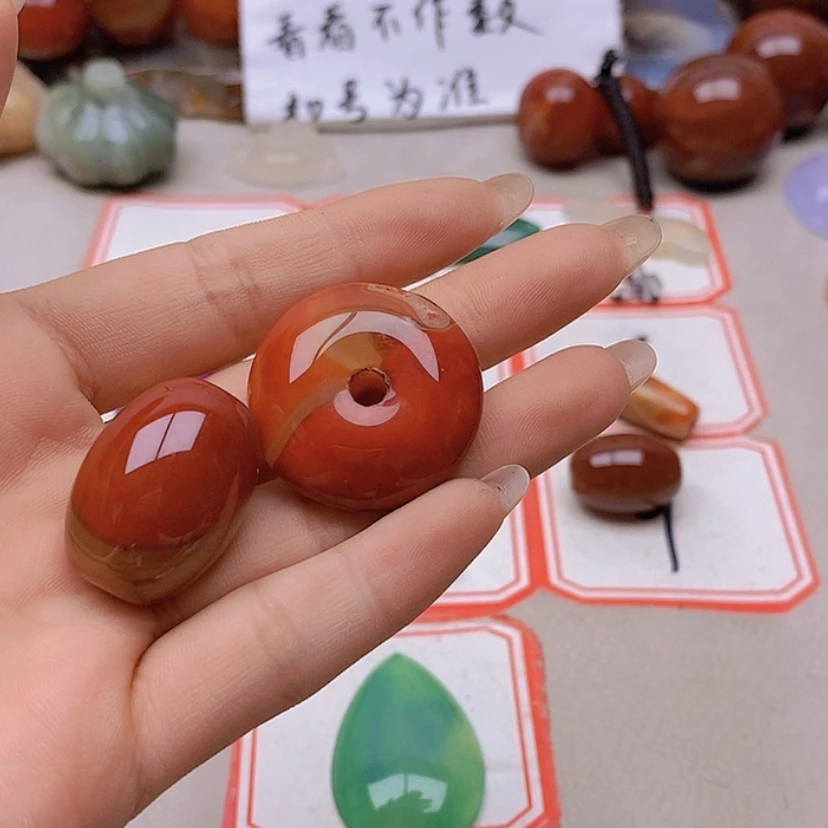 【闪购商品】未镶嵌玛瑙/玉髓珠宝半成品晴****)