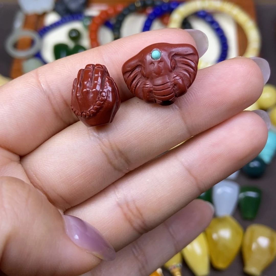 玛瑙/玉髓发饰合金一组