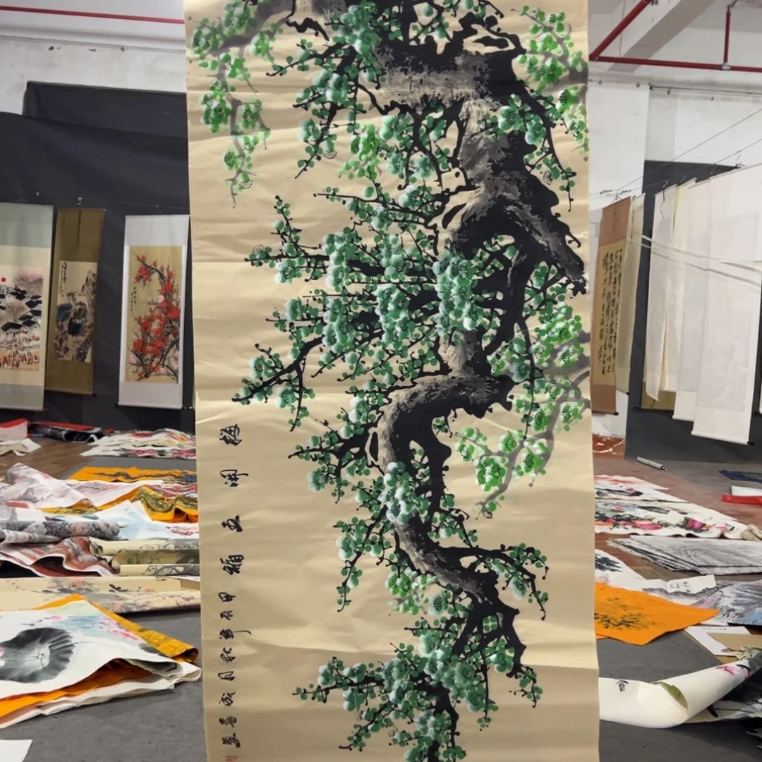 国画国画作品画心一张