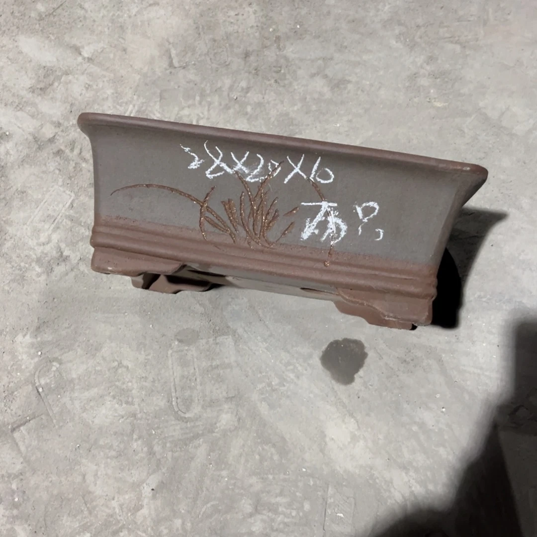 紫砂宜兴紫砂花盆，现货发