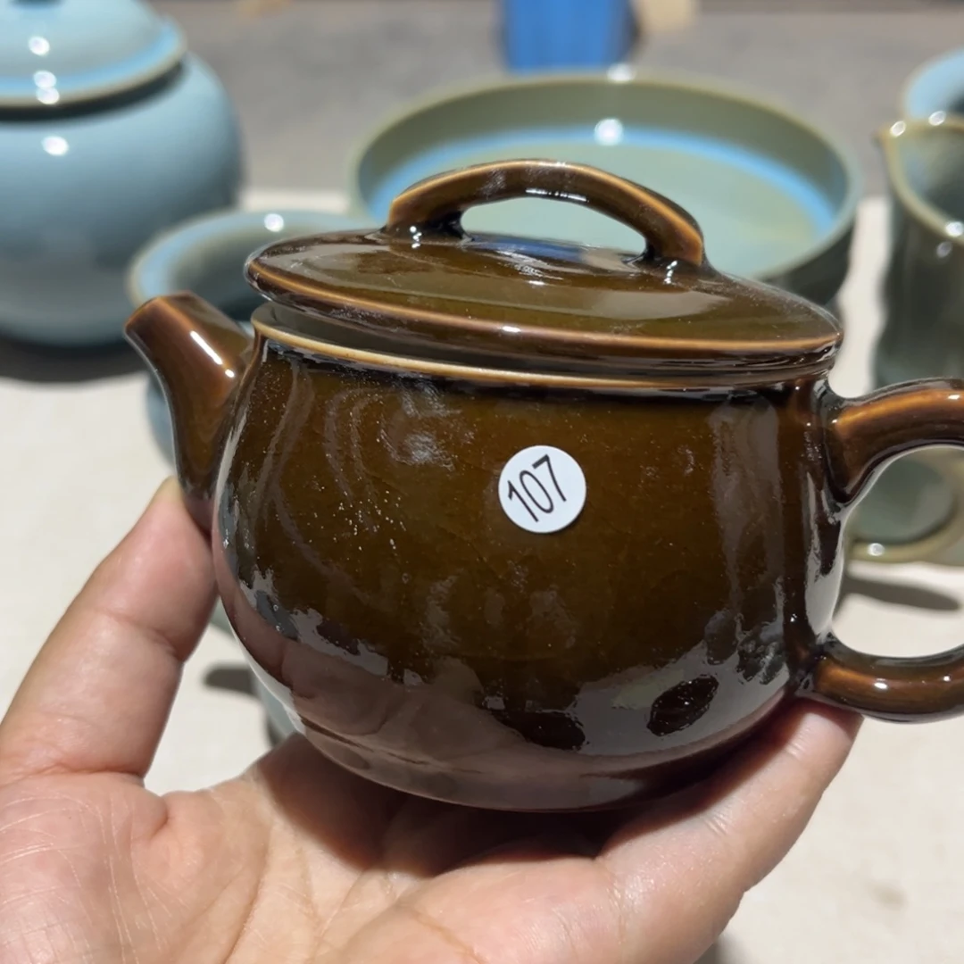 【闪购商品】汉瓦壶原矿紫金釉