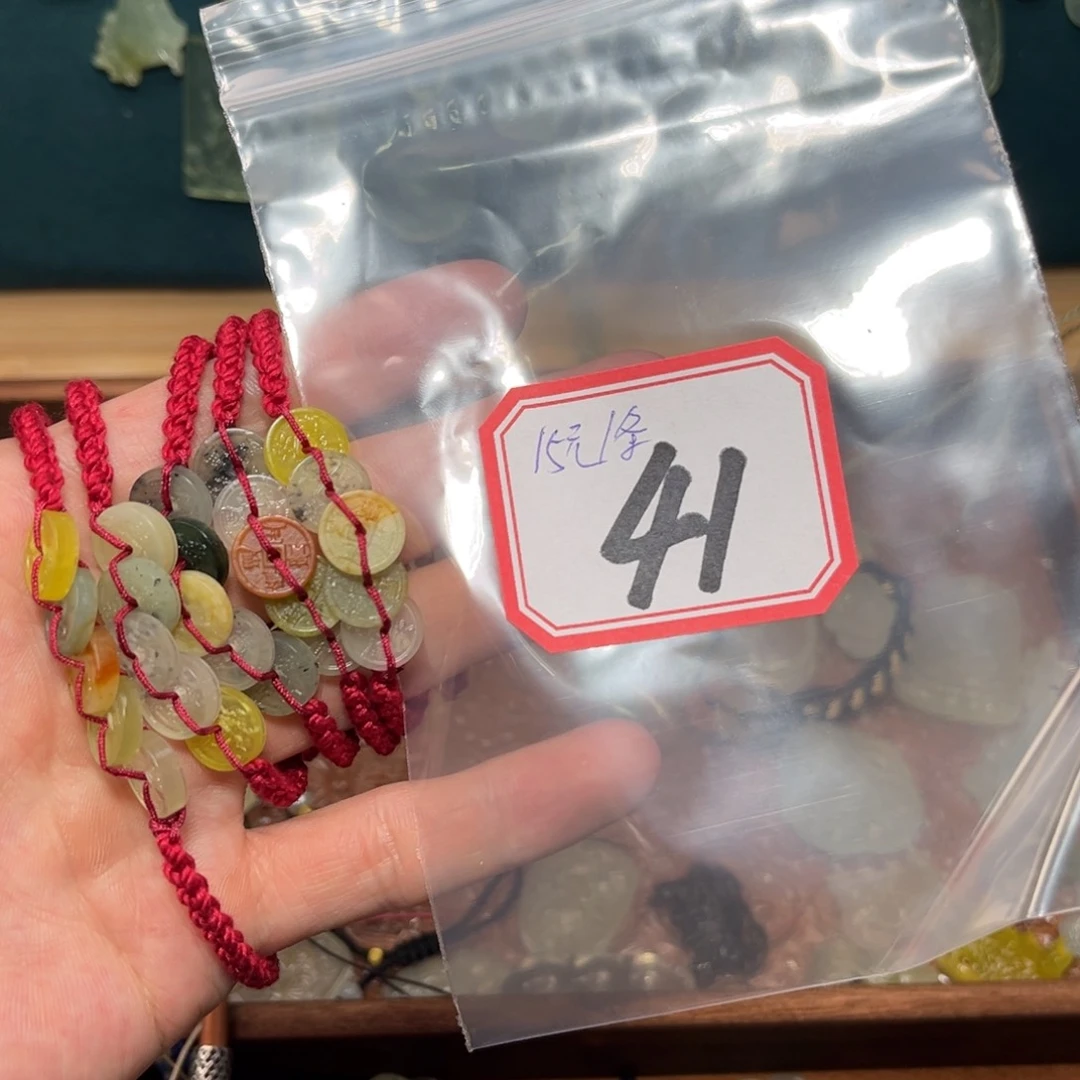 蛇纹石玉合金颈饰