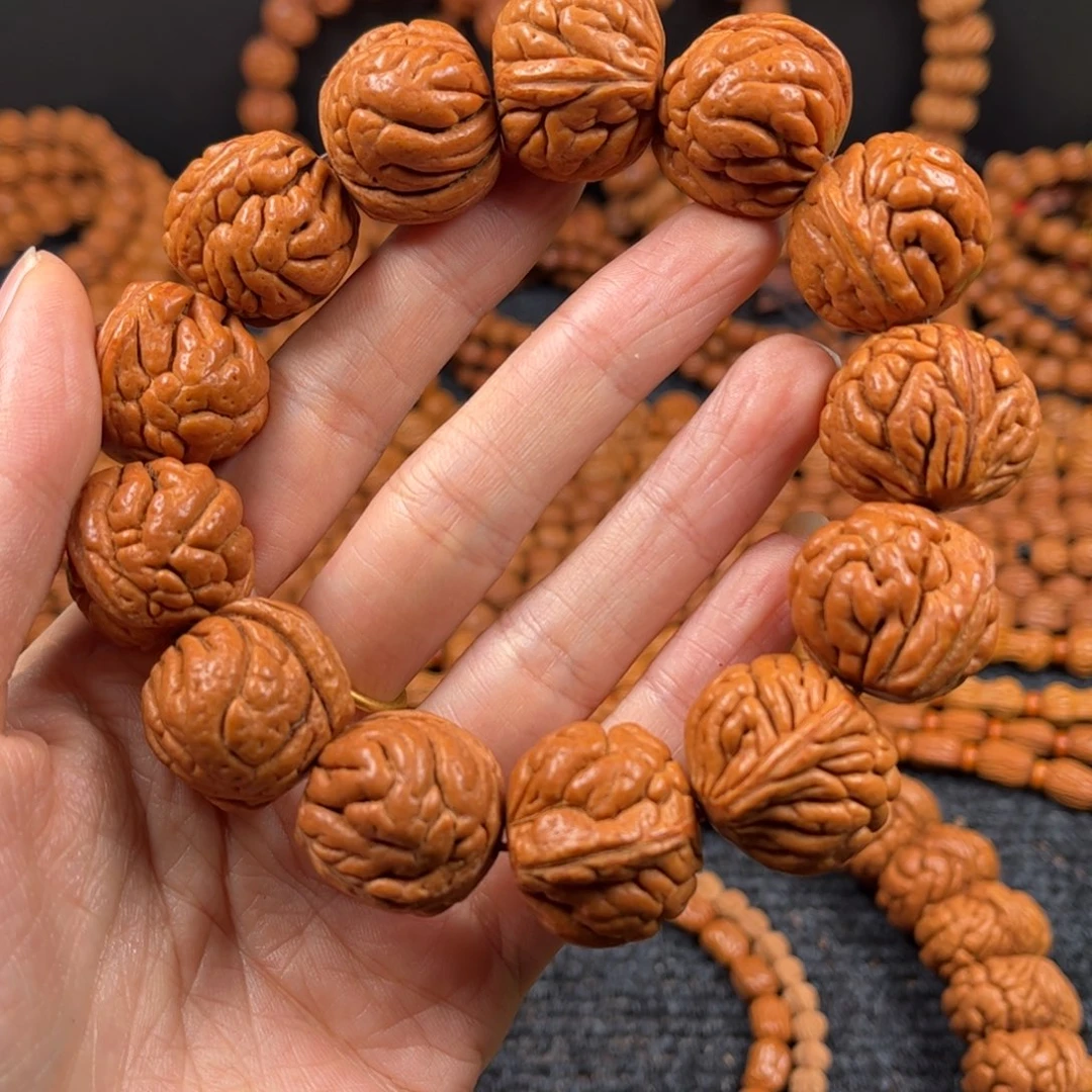 卡***上手串桃核C1桃核手串