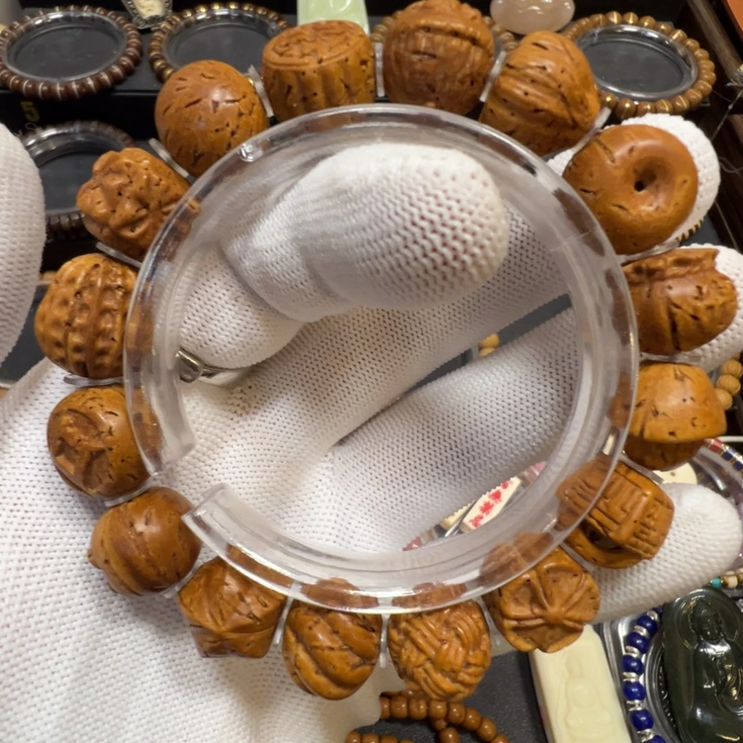 菩提无事牌桃核多宝