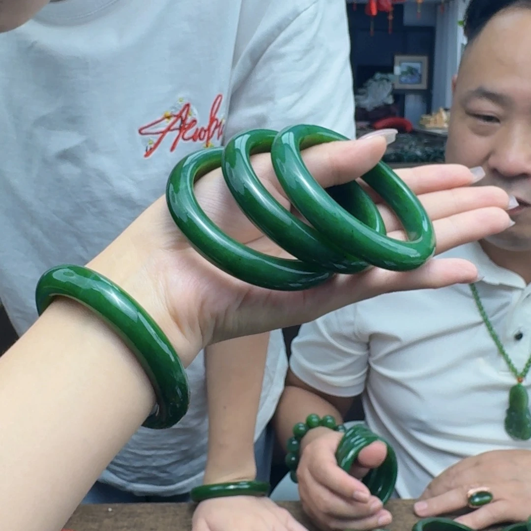 银S925镶嵌戒指和田玉