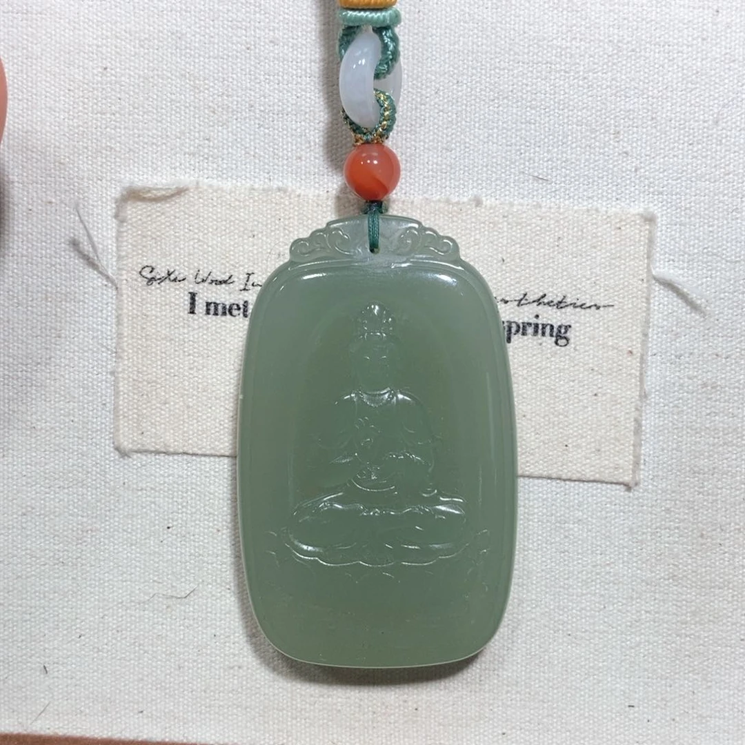 和田玉（糖玉）颈饰未镶嵌