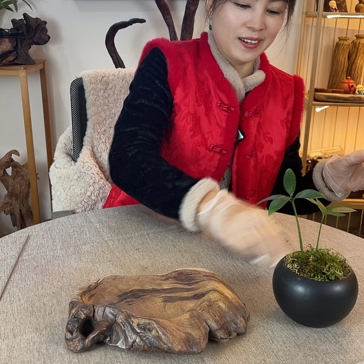 之***萍纯天然原木手工制作