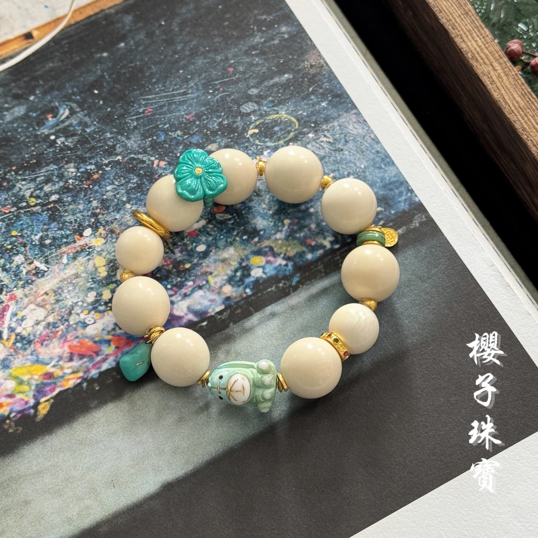 樱子 | 言欢  猛犸牙多宝大m松松设计时尚百搭时尚手串*YZMS1853