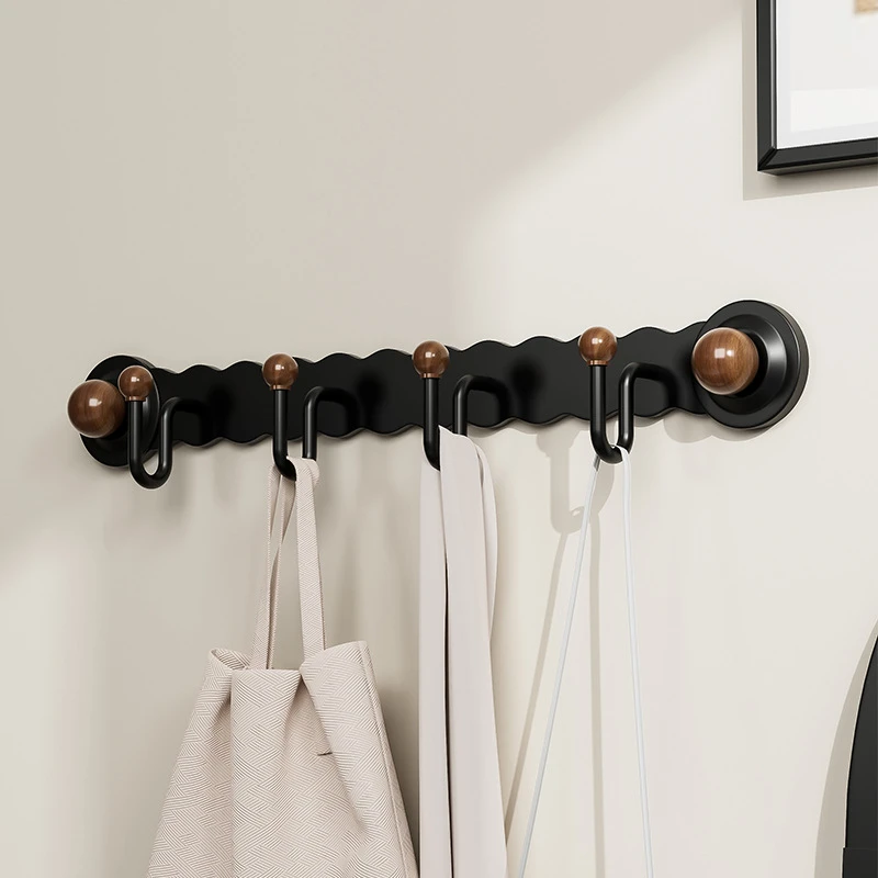 吸盘挂钩强力粘胶免打孔浴室玄关置物架钩子入户门挂衣架收纳门后