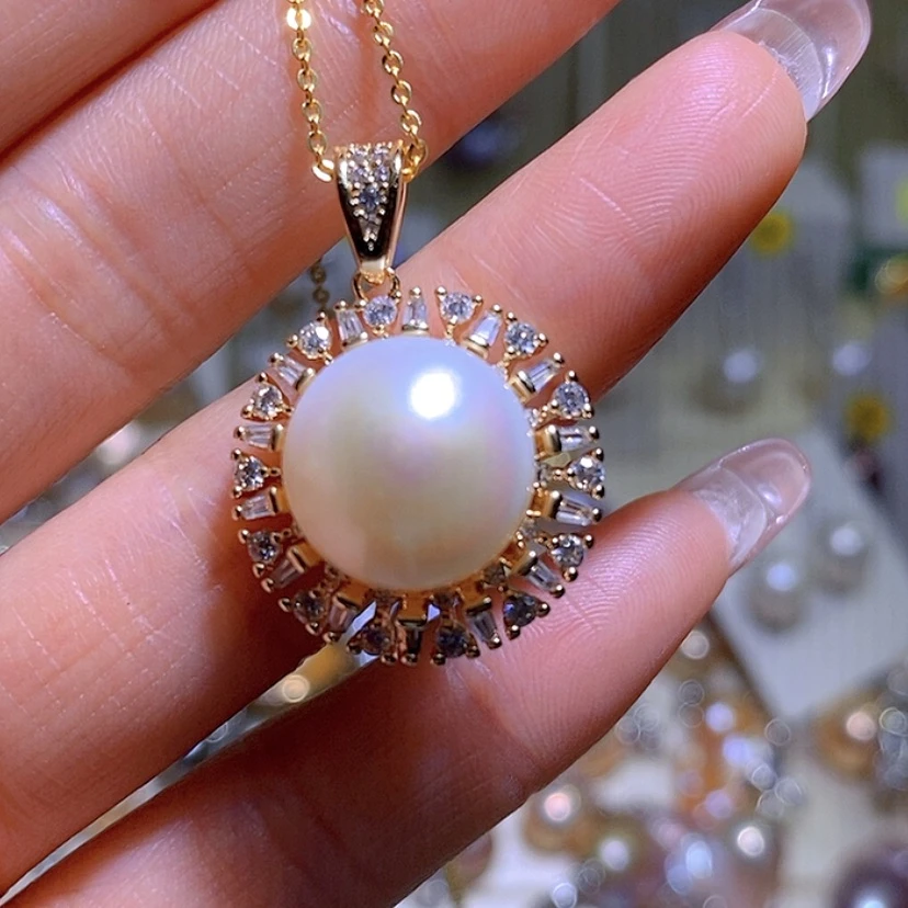 【闪购商品】淡水珍珠吊坠合金