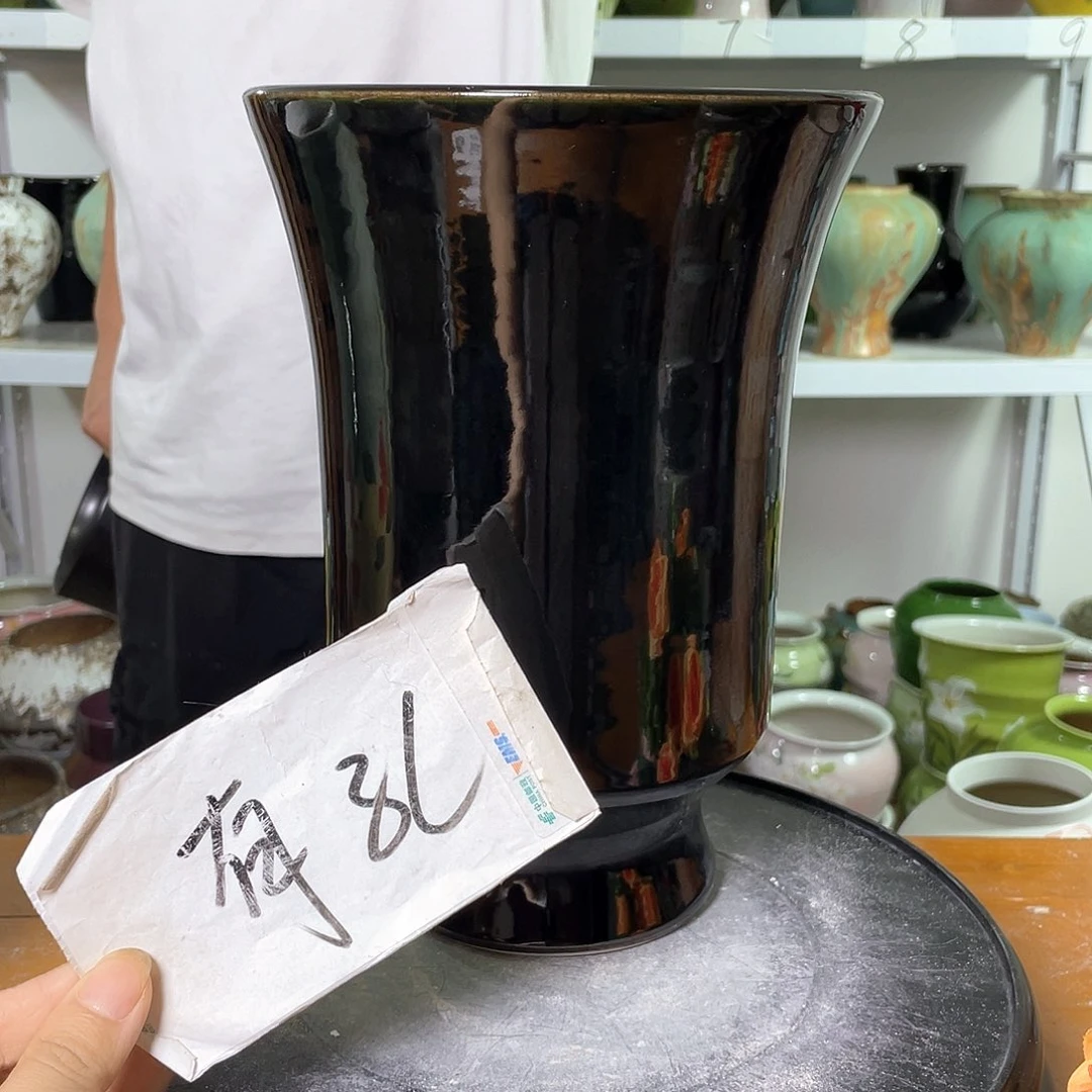 景德镇陶瓷花盆微瑕159