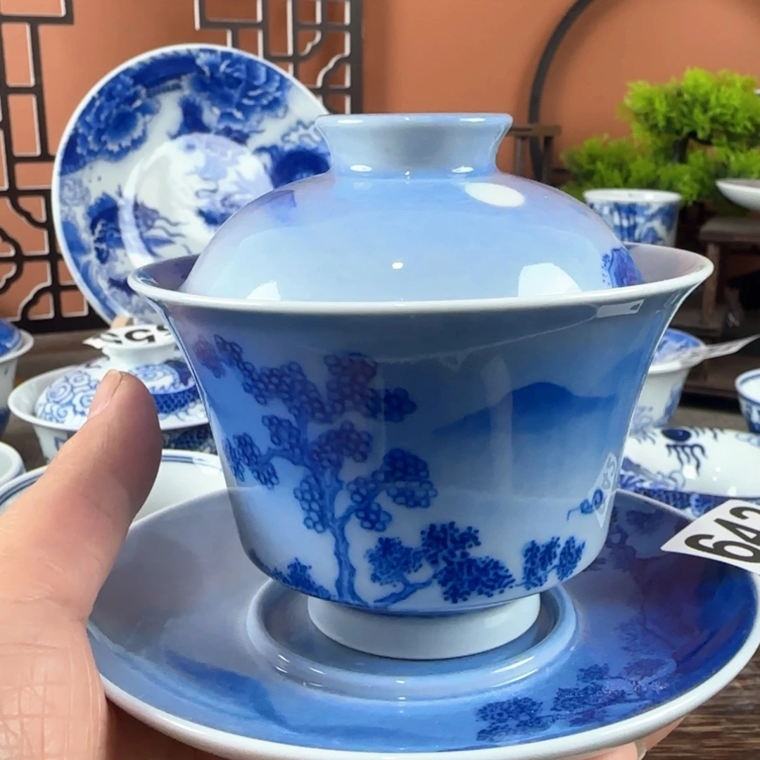 景德镇陶瓷手绘茶具642