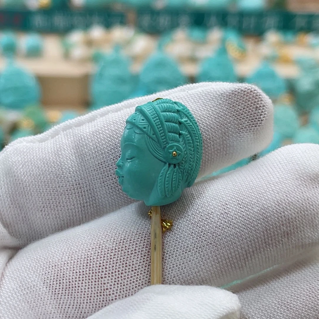 绿松石珠宝奇石未镶嵌