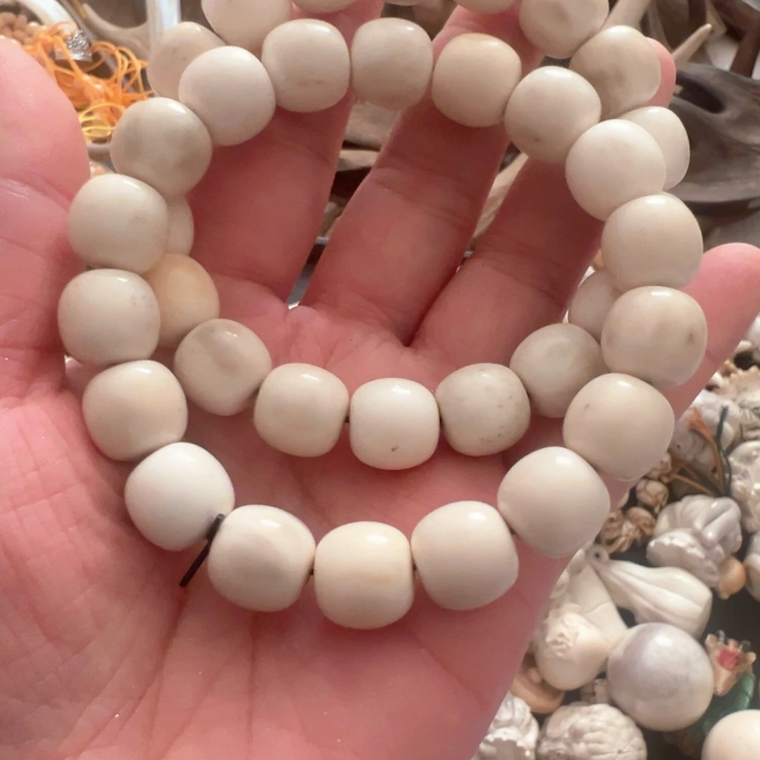 鹿骨把件晚*手把件