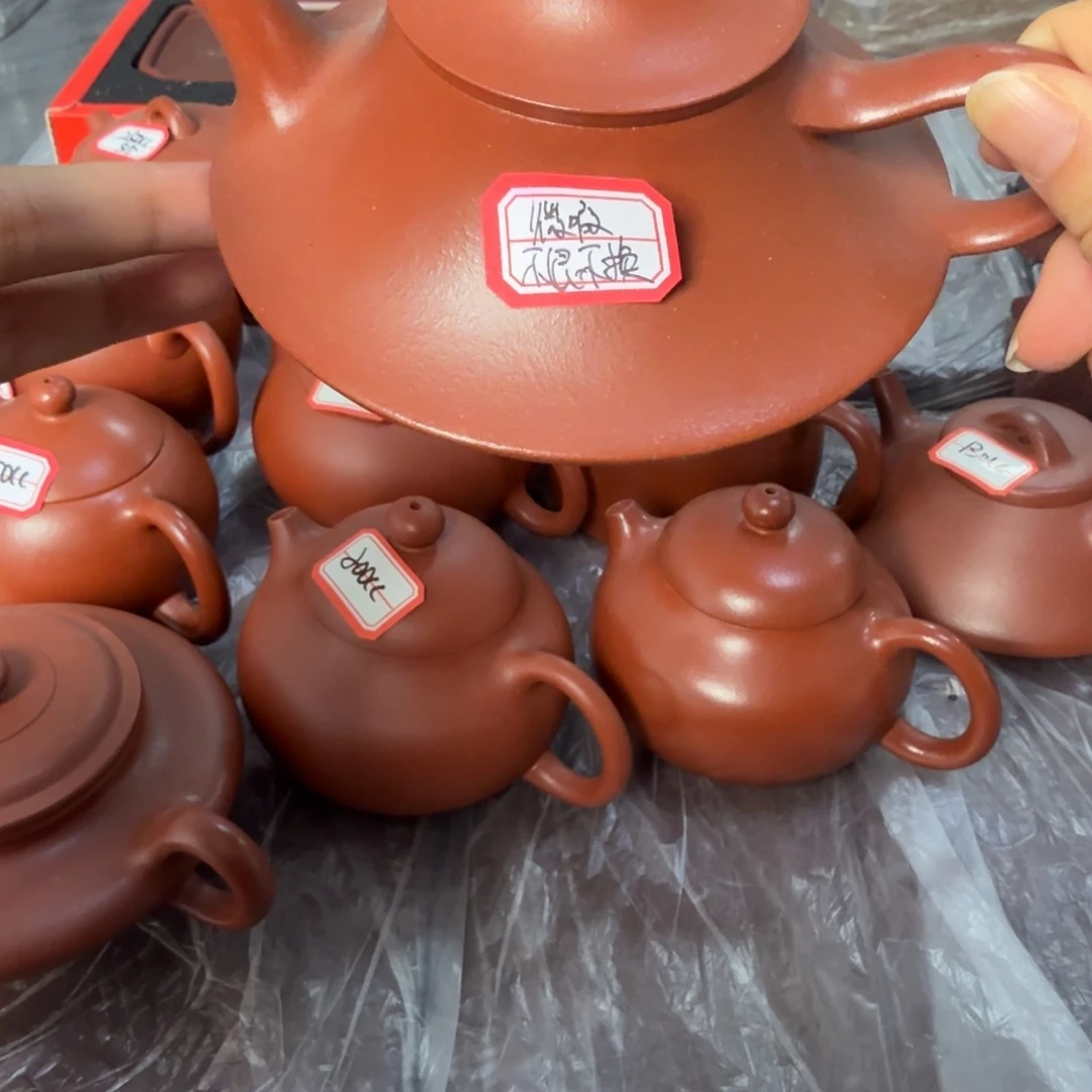 紫砂茶盏黄龙山原矿红皮龙