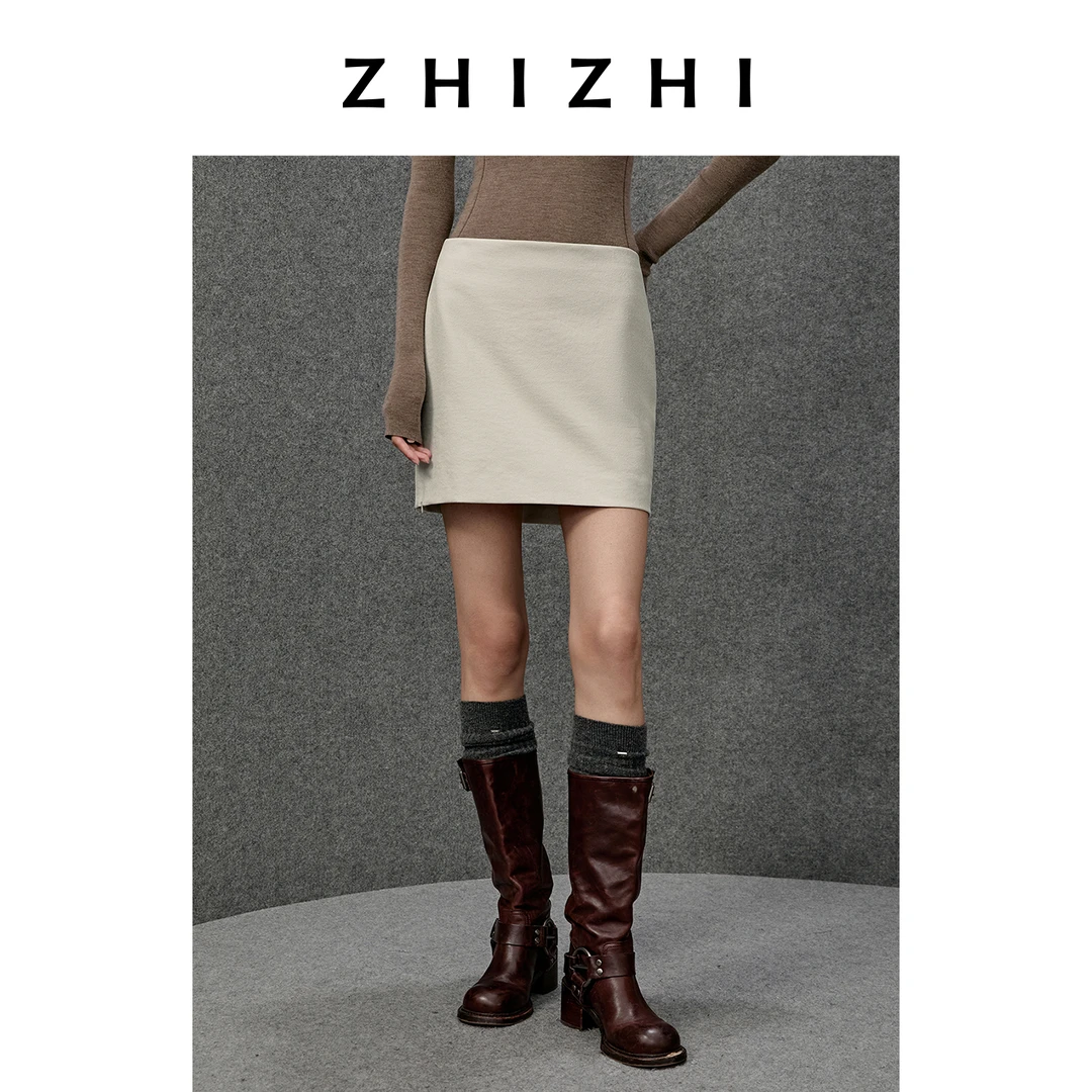 致知 踏青游 极简小短裙女简约百搭休闲ZZ2EAWBT025