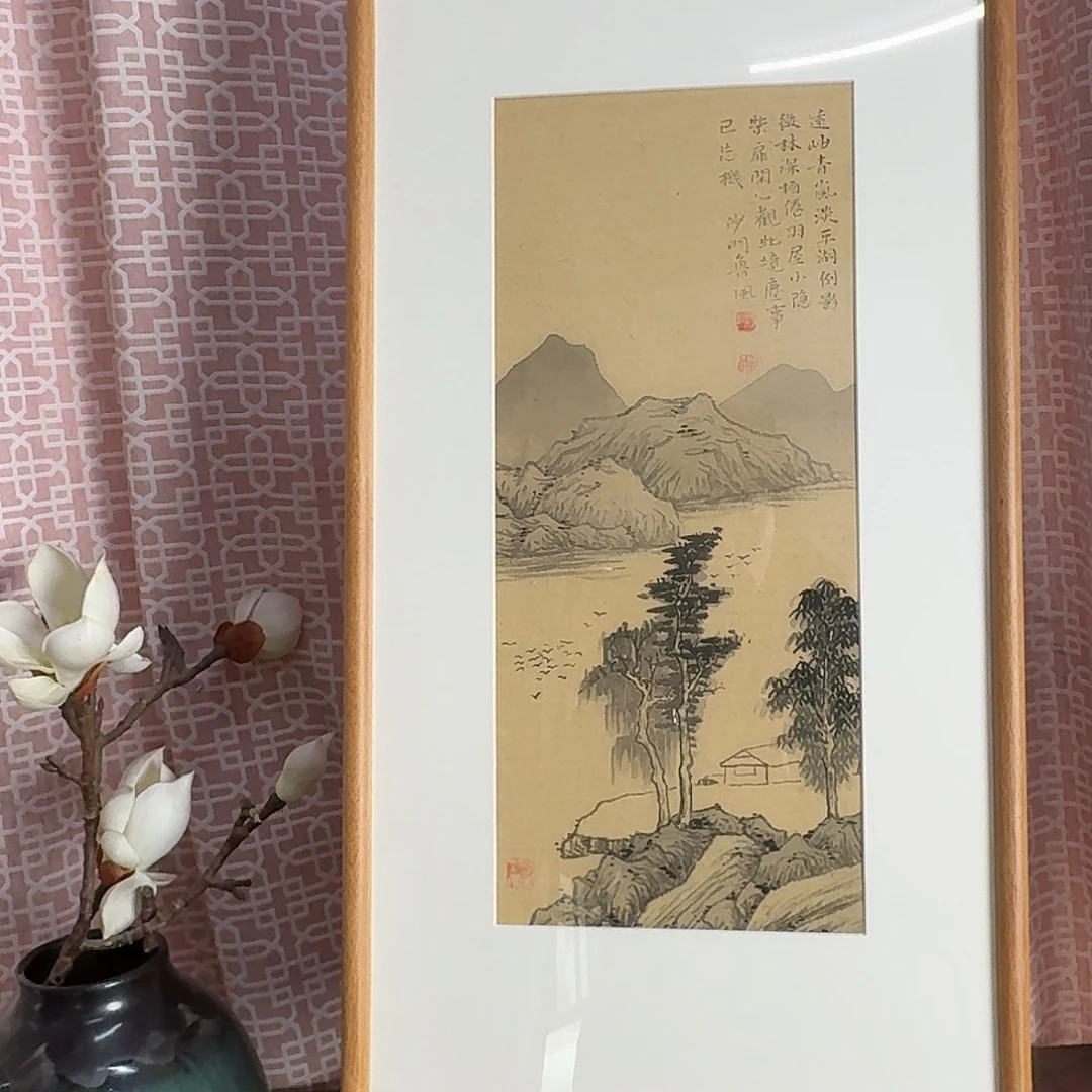 版画真人手绘作品